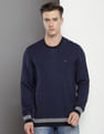 Tommy Hilfiger Striped Hem Cotton Sweater