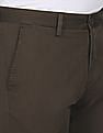 U.S. Polo Assn. Austin Trim Fit Solid Casual Trousers