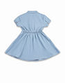 U.S. Polo Assn. Kids Girls Chambray A-Line Dress