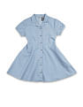 U.S. Polo Assn. Kids Girls Chambray A-Line Dress