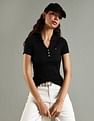 Tommy Hilfiger F25JWKT061 BLACK Womens T-Shirt
