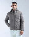 Flying Machine Solid Regular Fit Puffer Jacket