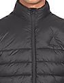 U.S. Polo Assn. High Neck Solid Quilted Jacket