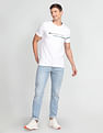 USPA Active Slim Fit Brand Print T-Shirt