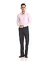 USPA Tailored French Placket Patterned Shirt