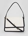 Tommy Hilfiger Solid Blue Pu Sling Bag