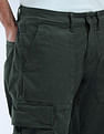 Flying Machine Relaxed Tapered Fit Mid Rise Cargo Trouser