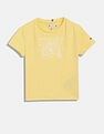 Tommy Hilfiger Kids Girls Logo Regular-Fit Cotton T-Shirt