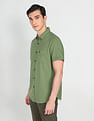 U.S. Polo Assn. Denim Co. Regular Solid Pure Cotton Casual Shirt