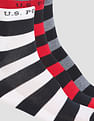 USPA Innerwear Ankle Length Terry Finish ES005 Socks - Pack Of 3